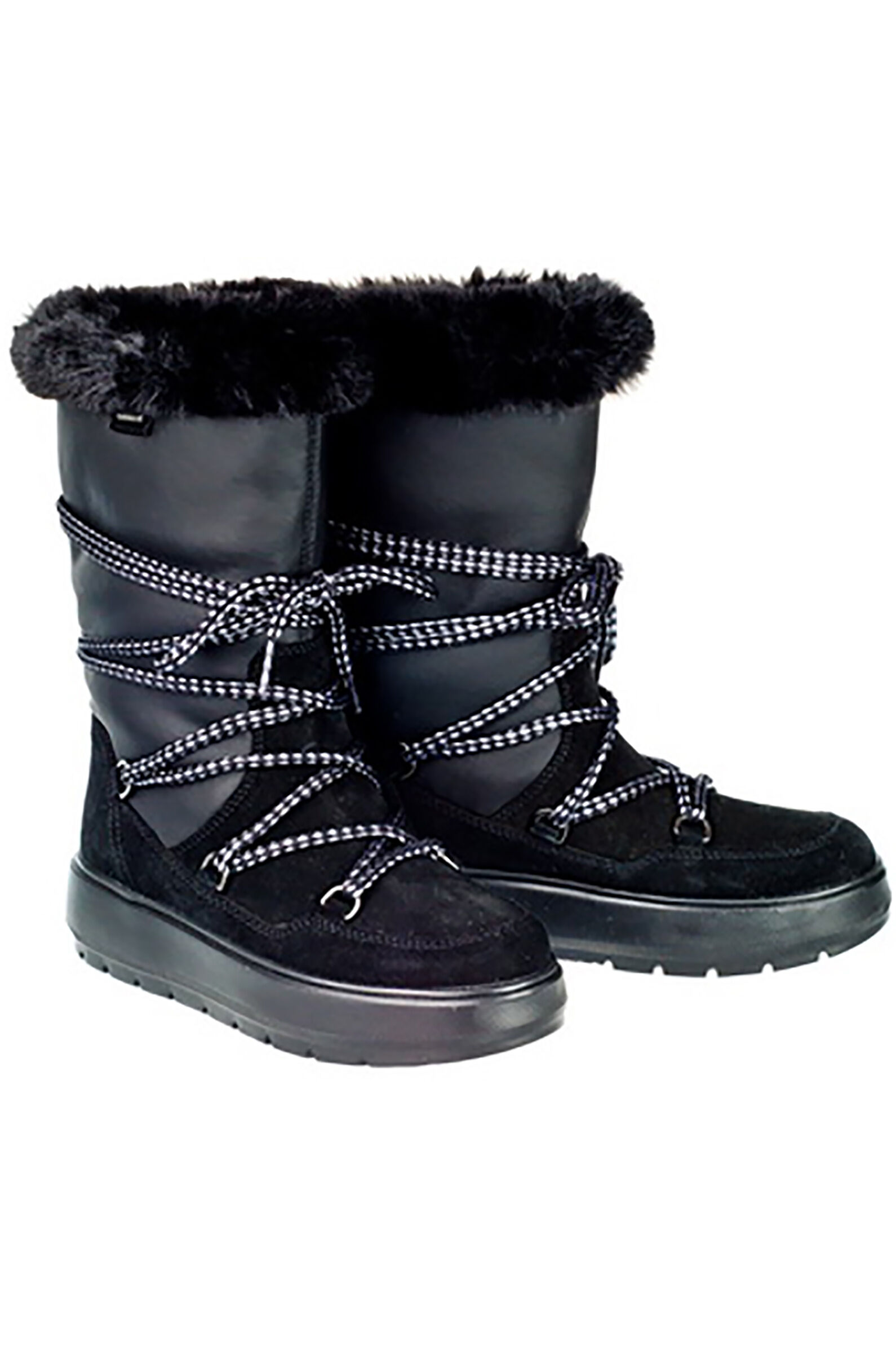 П/сапоги  жен. АРТ. D94AWC, чер,н.з-тек/байка