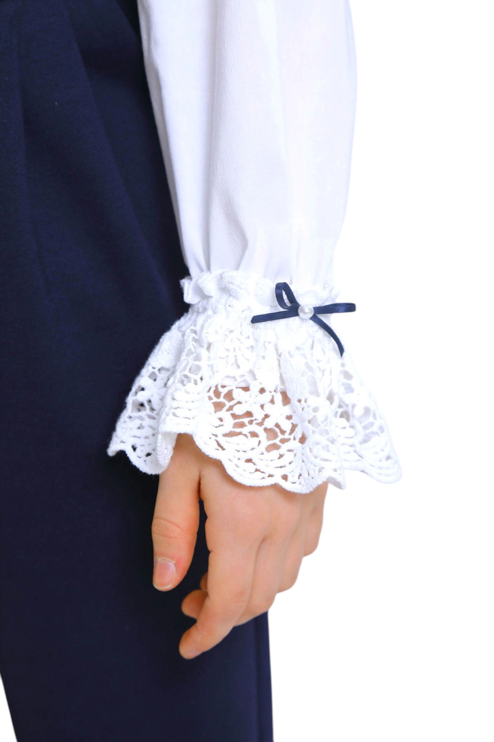 Блуза дев. АРТ.2870-525-ВХБПЭ,мол,хл-пэ-эл