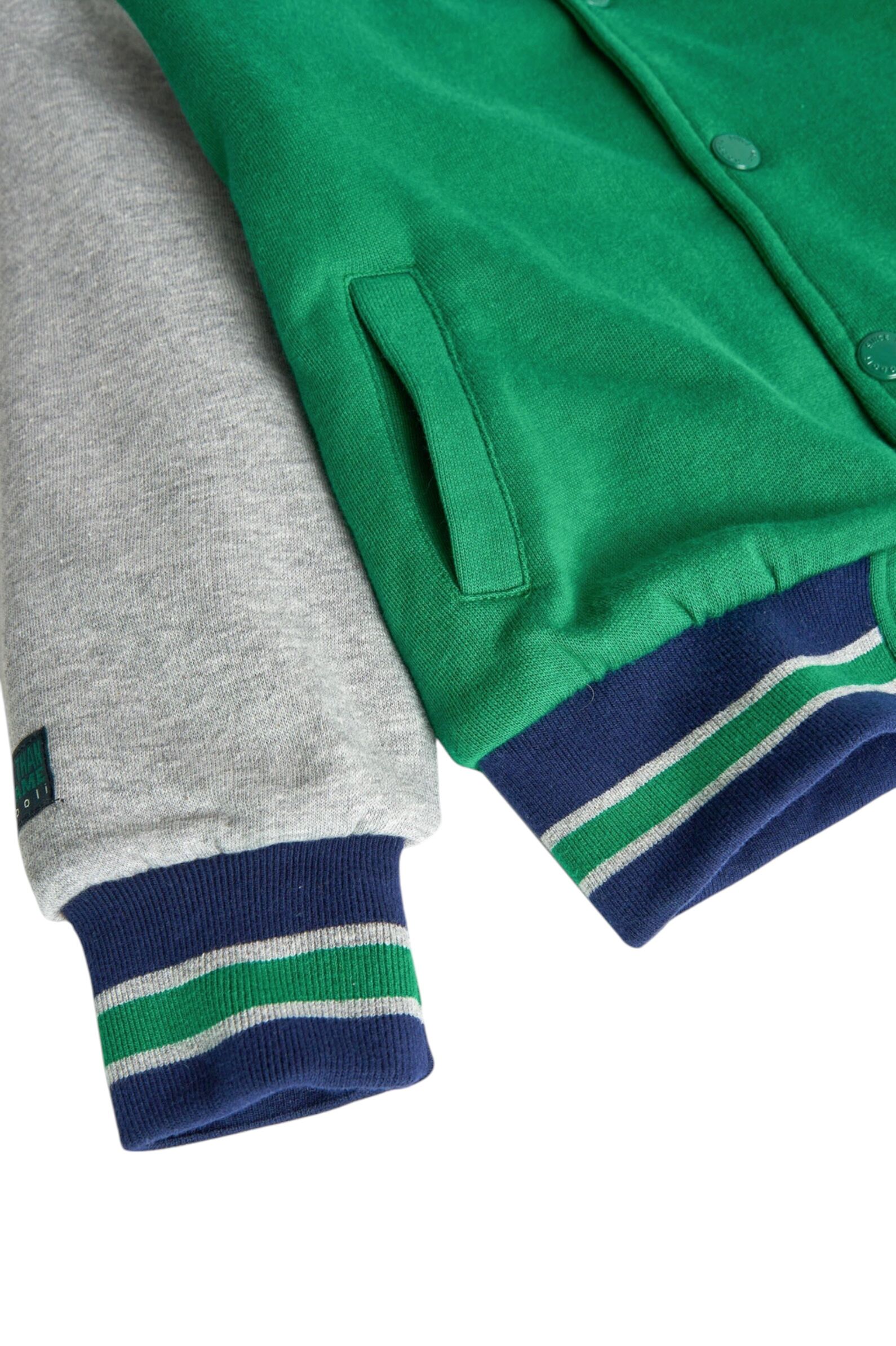 Бомбер мал. АРТ.509116,зел-сер,хл-пэ/пэ