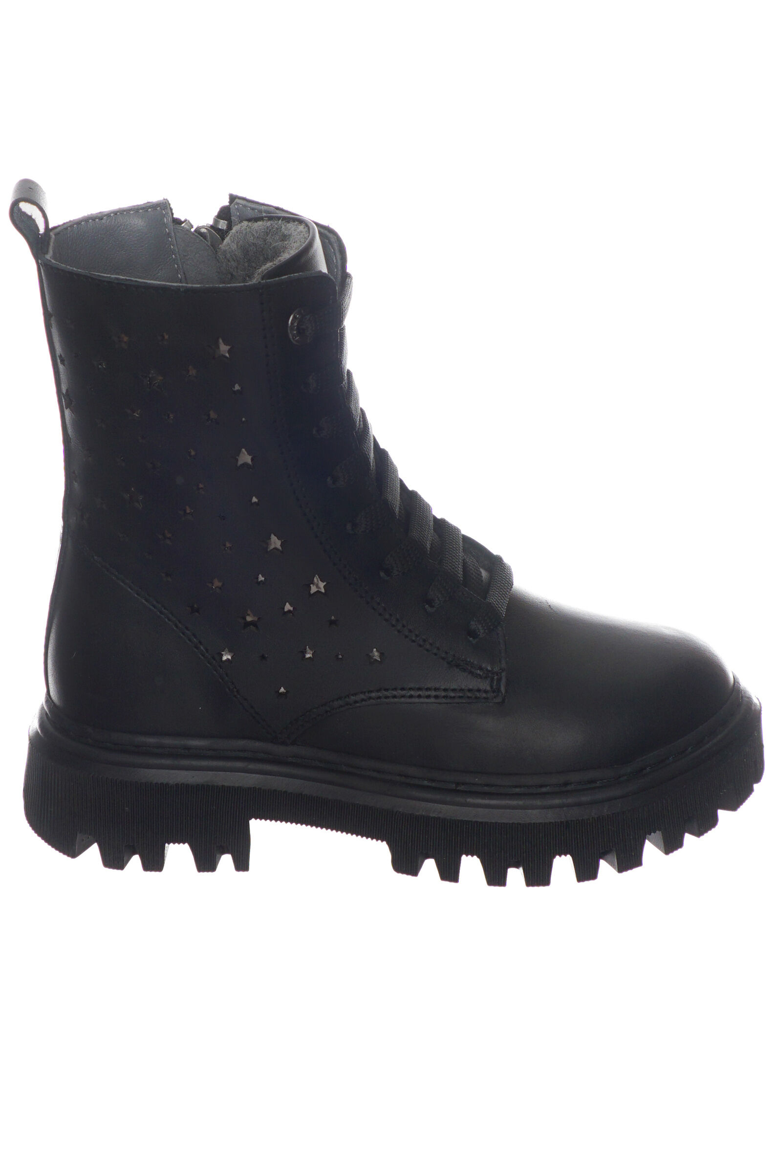 Ботинки дев. АРТ.6-512450-2553,чер,н.к/шер