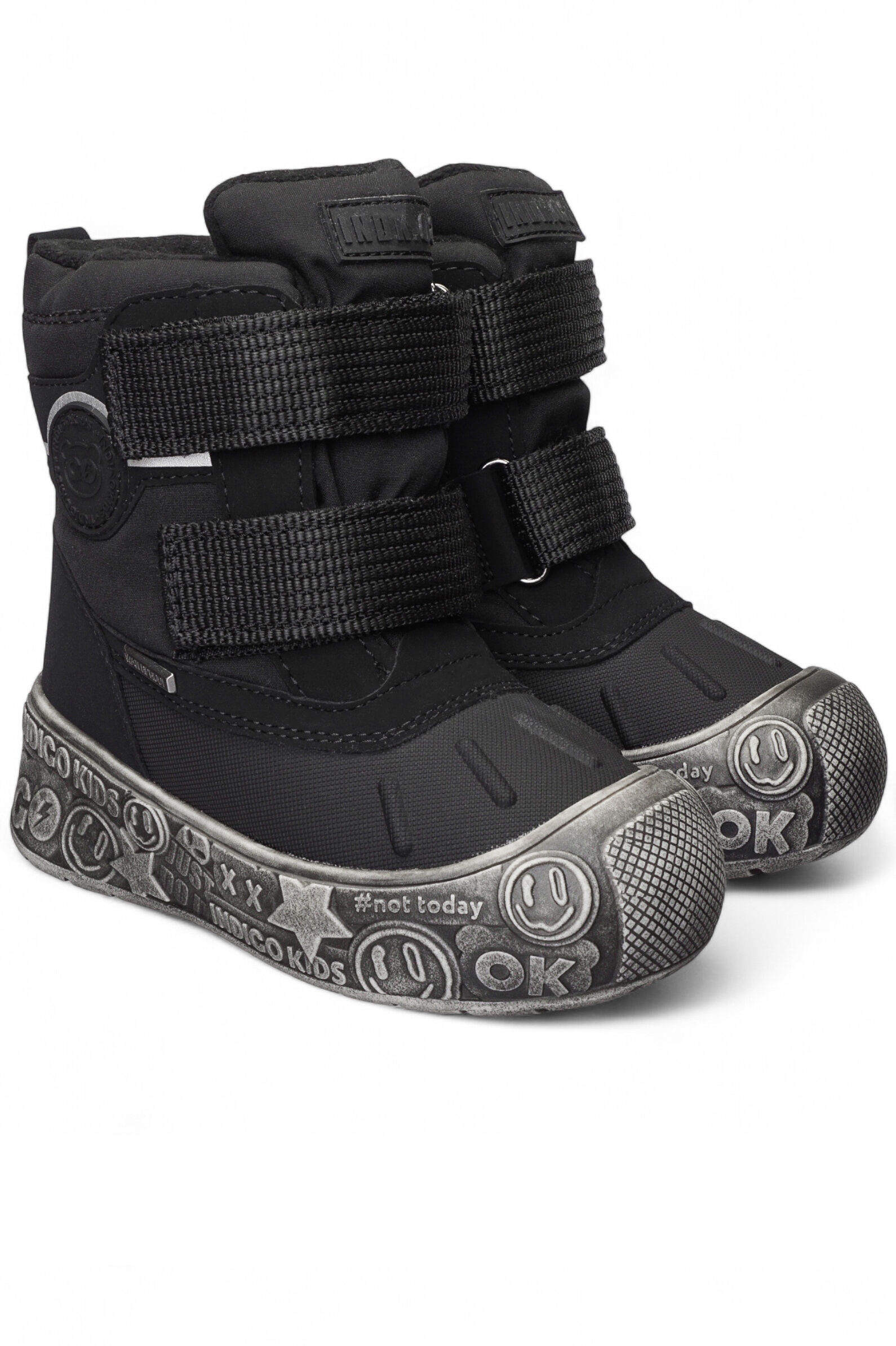 Ботинки мал. АРТ.70-2060G,чер,тек-и.к/шер