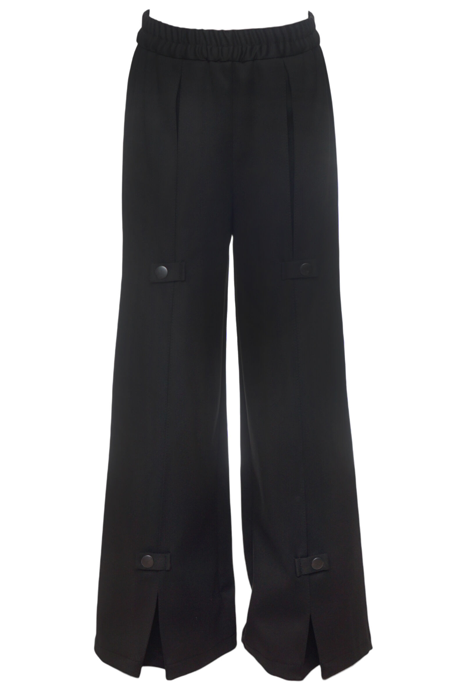 Брюки дев. АРТ.0435,чер,полиэф-вис