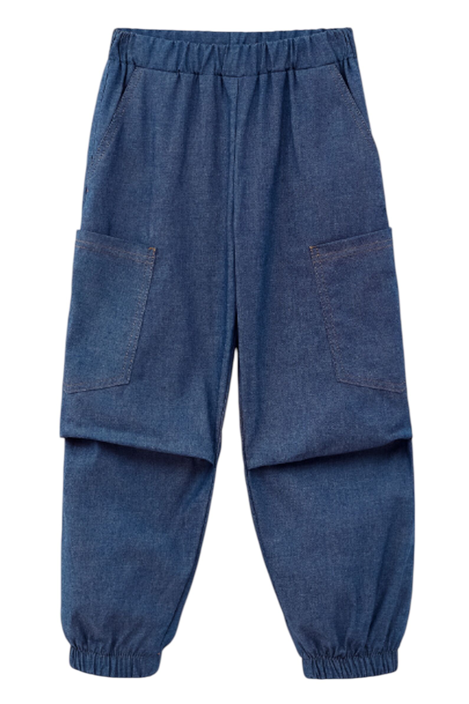 Брюки дев. АРТ.251065,син,хл