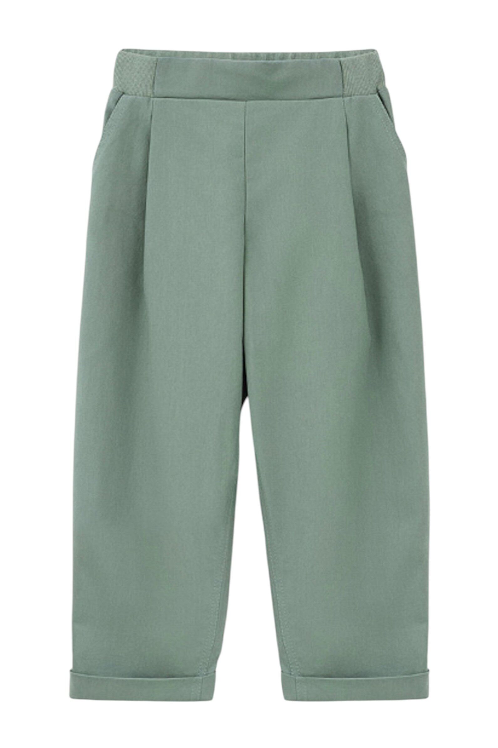 Брюки дев. АРТ.261075,зел,хл-вис