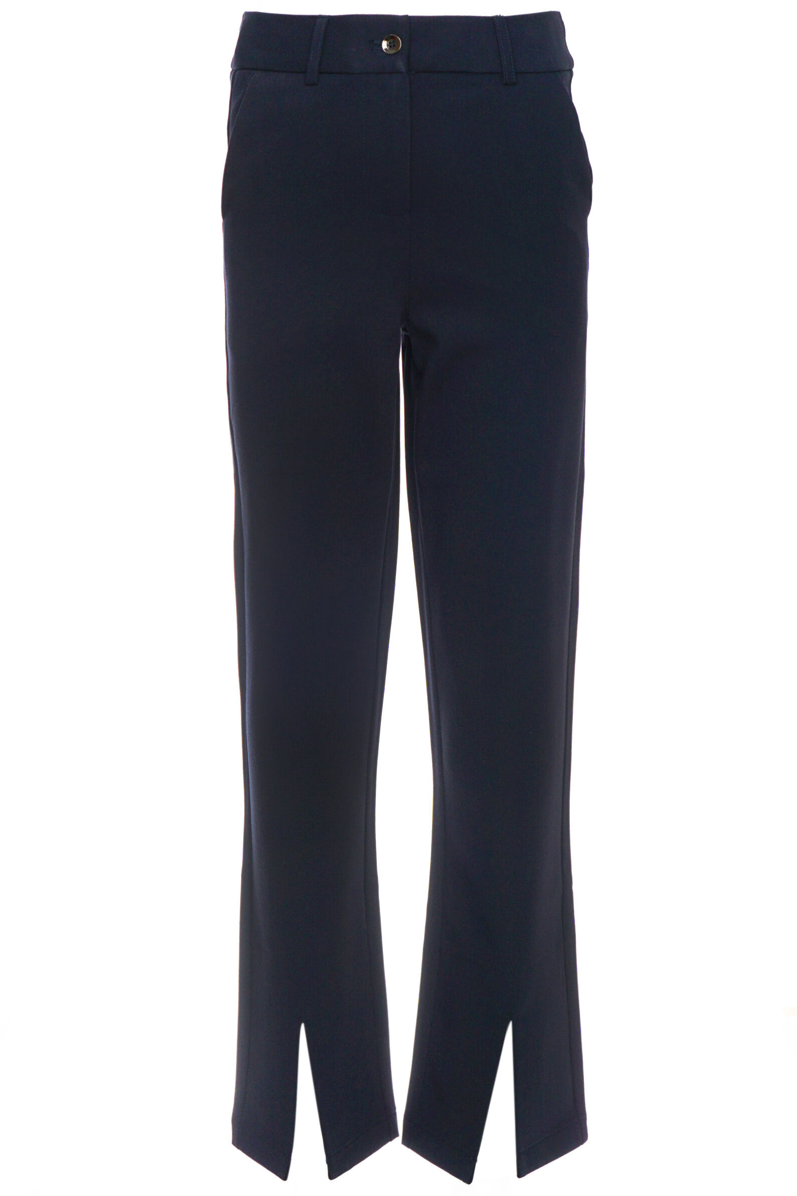 Брюки дев. АРТ.G-TR24590,син,хл-па-эл