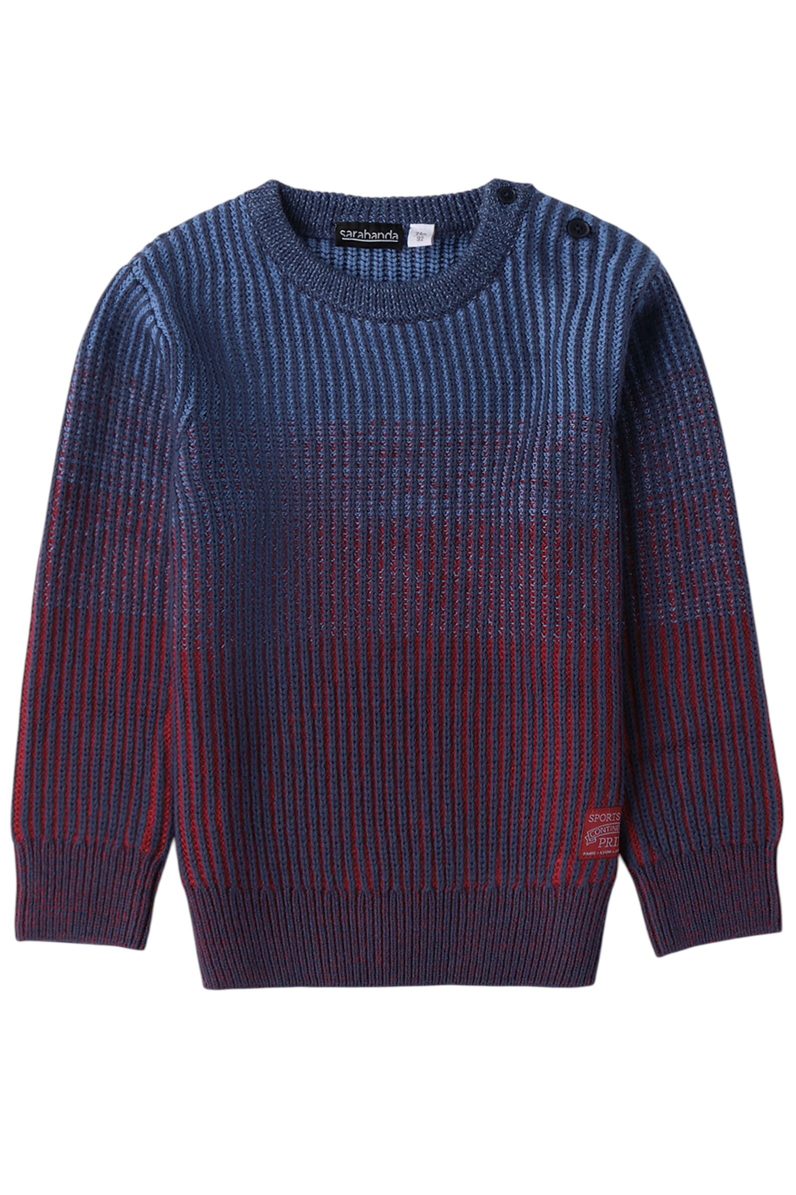 Джемпер мал. АРТ.0.F106.00,син-крас,хл-шер-нейл