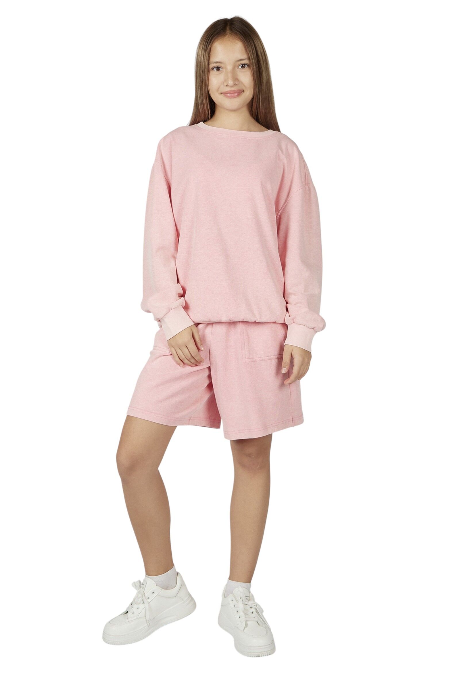 Джемпер дев. АРТ.G-SW26015,роз,хл