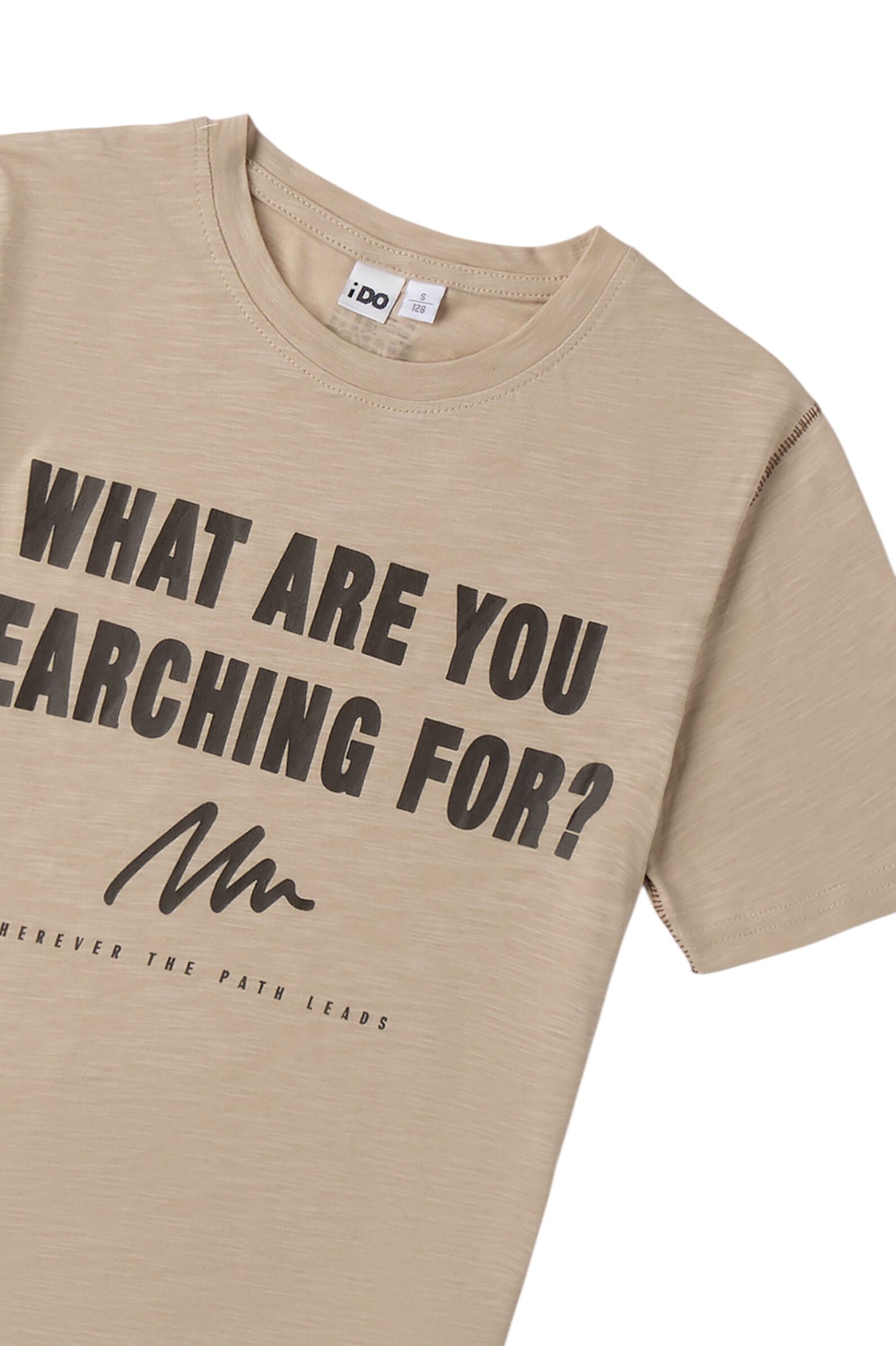 Футболка мал. АРТ.4.B619.00,беж,хл