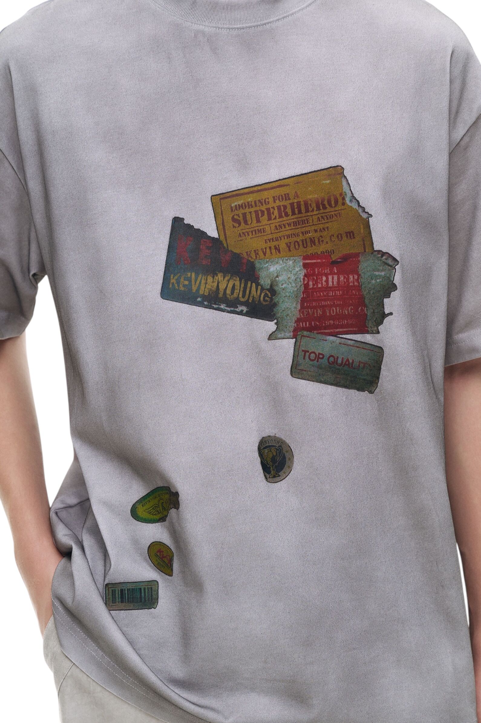 Футболка АРТ.AA235033,сер-мул,хл