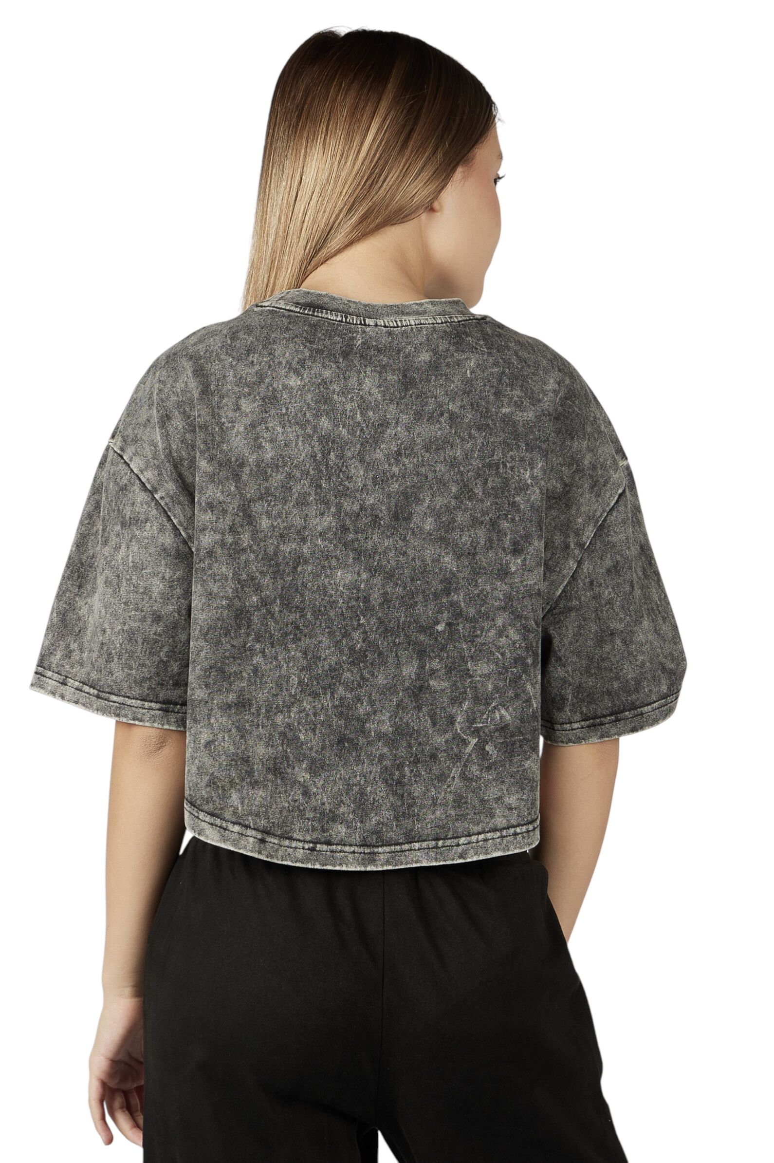 Футболка дев. АРТ.G-TS26009,чер,хл