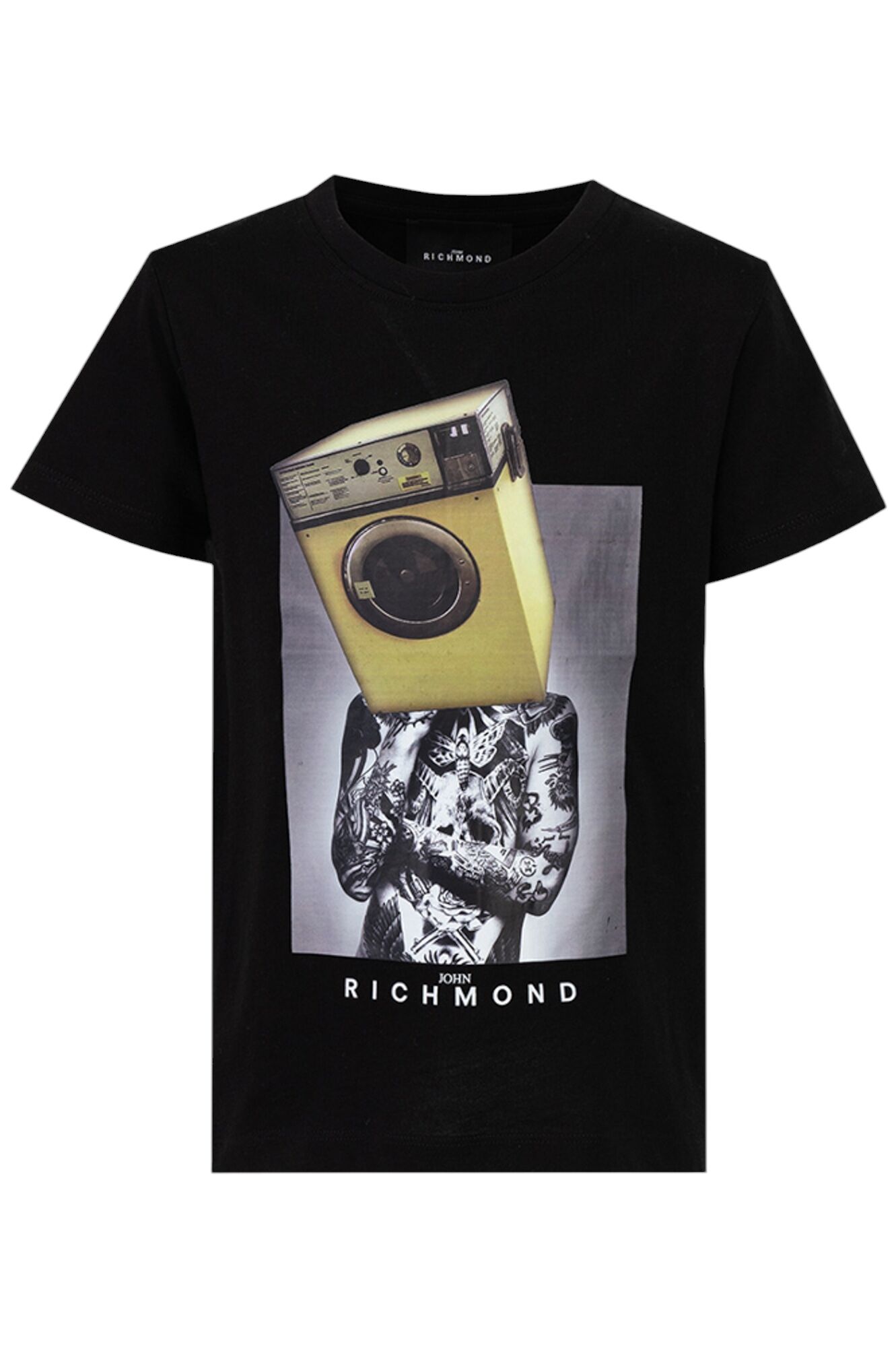 Футболка мал. АРТ.RBP24053TS SW,чер,хл