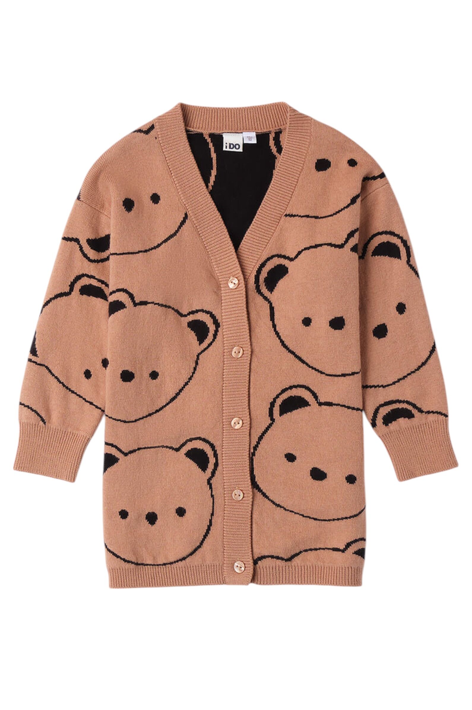 Кардиган дев. АРТ.4.A551.00,кор,хл-шер-па