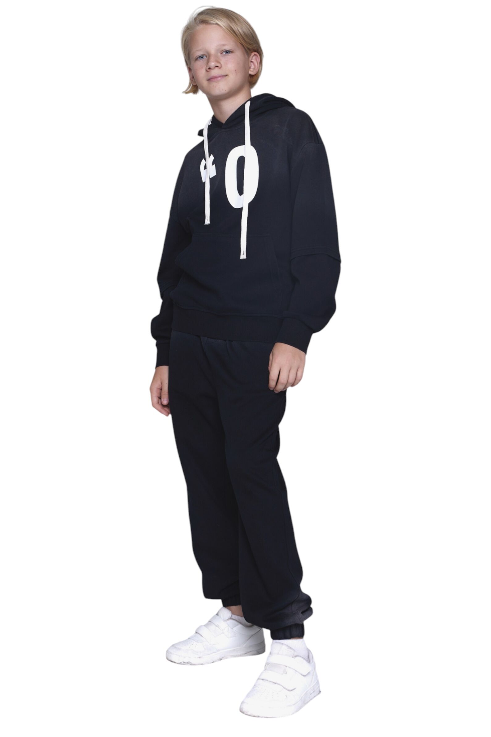 Худи АРТ.B-HD35106,сер-бел,хл-пэ