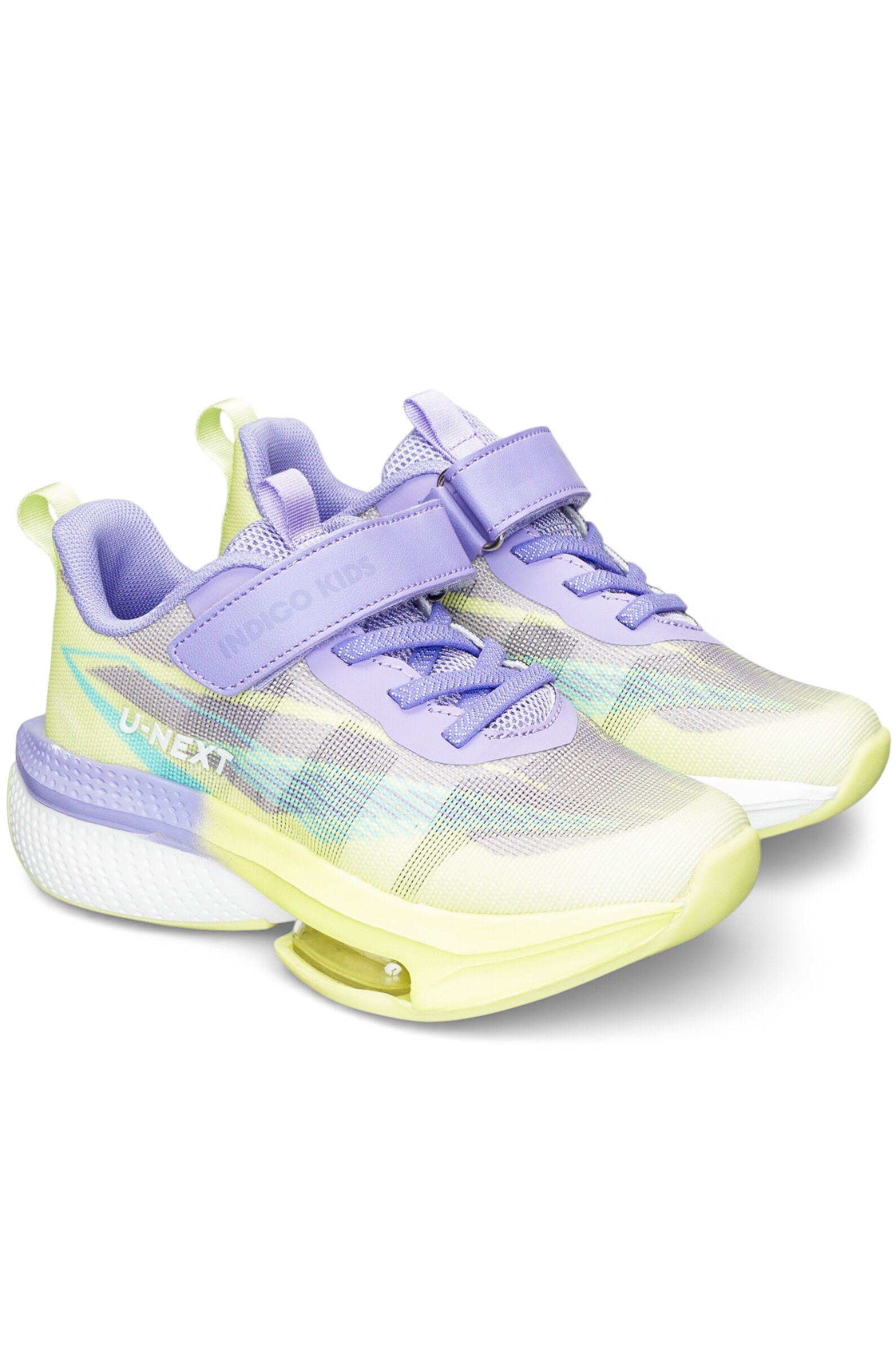 Кроссовки дев. АРТ.92-2210C,фиол-жел,тек-и.к/тек