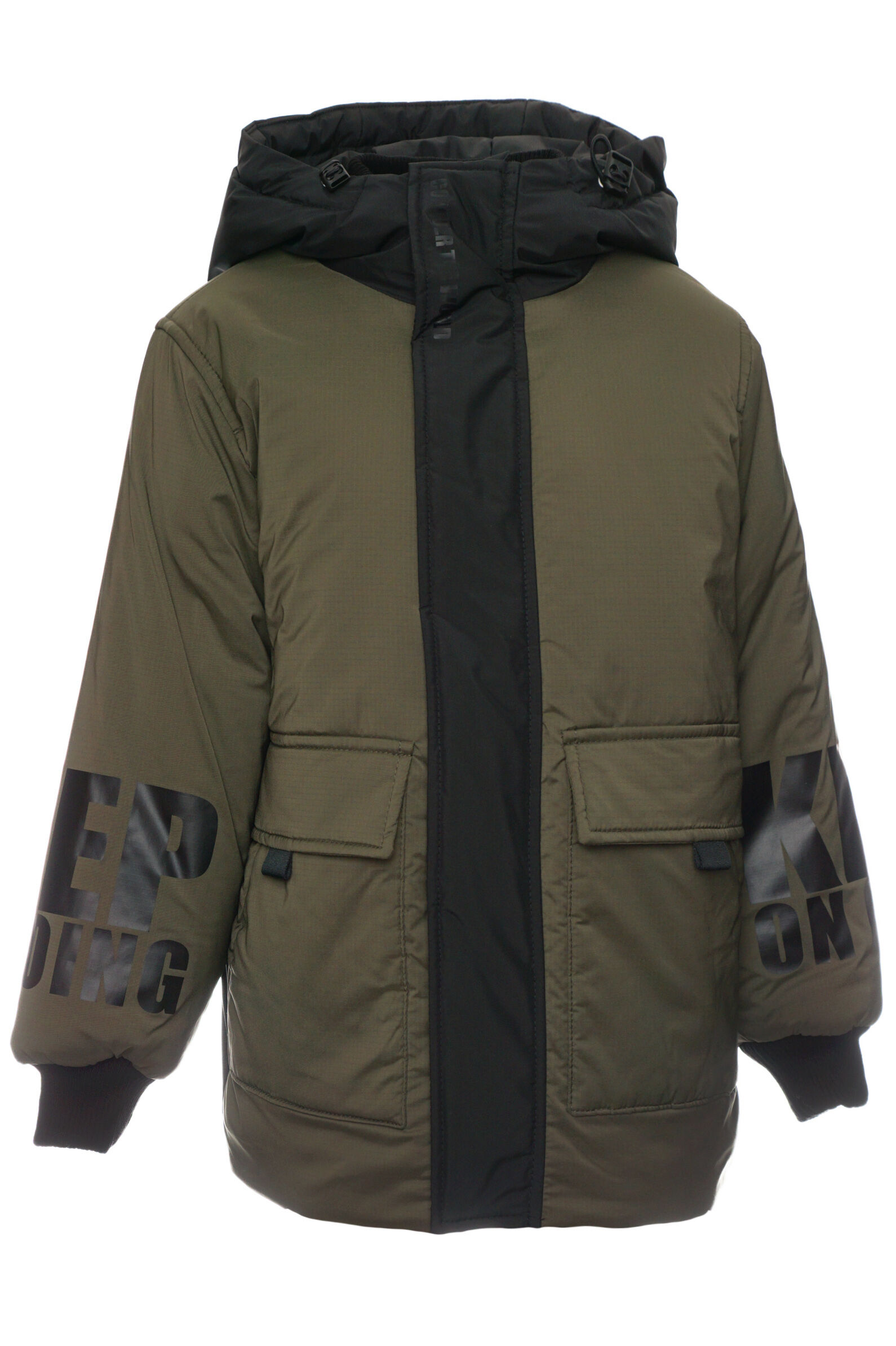 Куртка мал. АРТ.243309,хаки,пэ/пэ