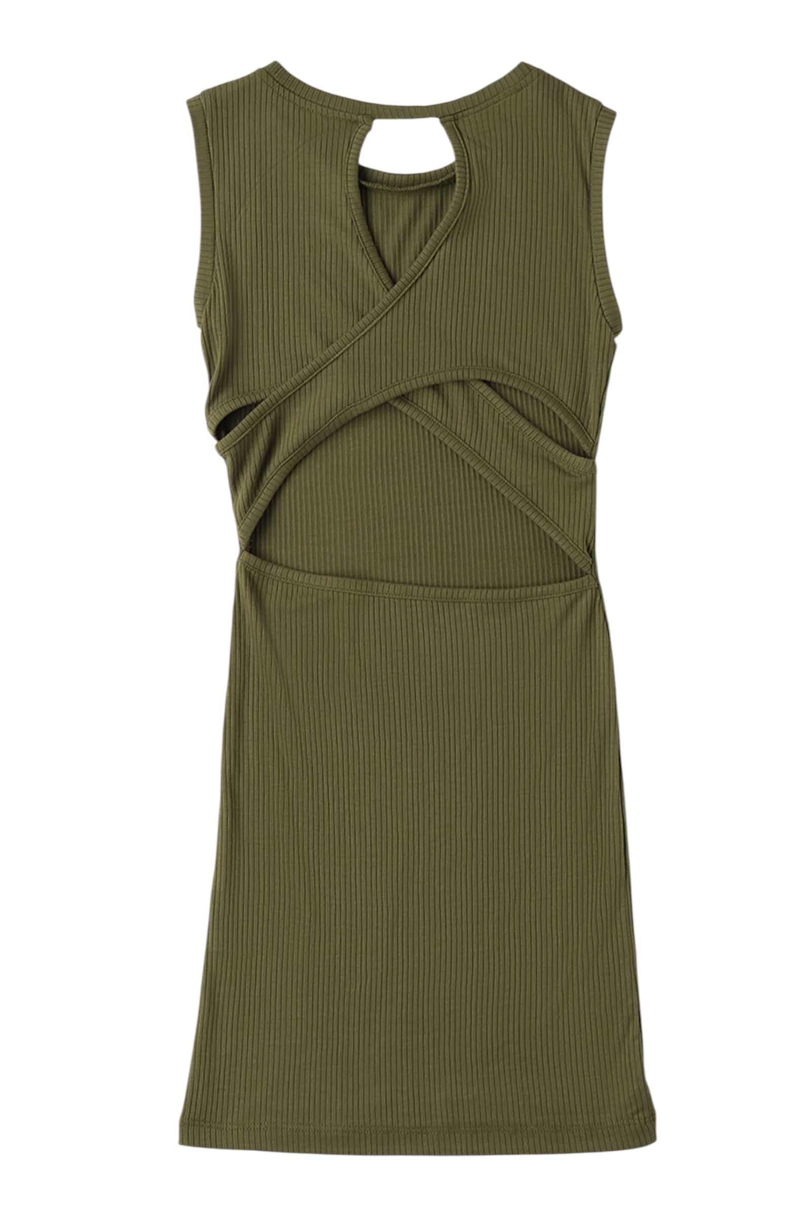 Платье дев. АРТ.4.B861.00,зел,вис-эл-пэ