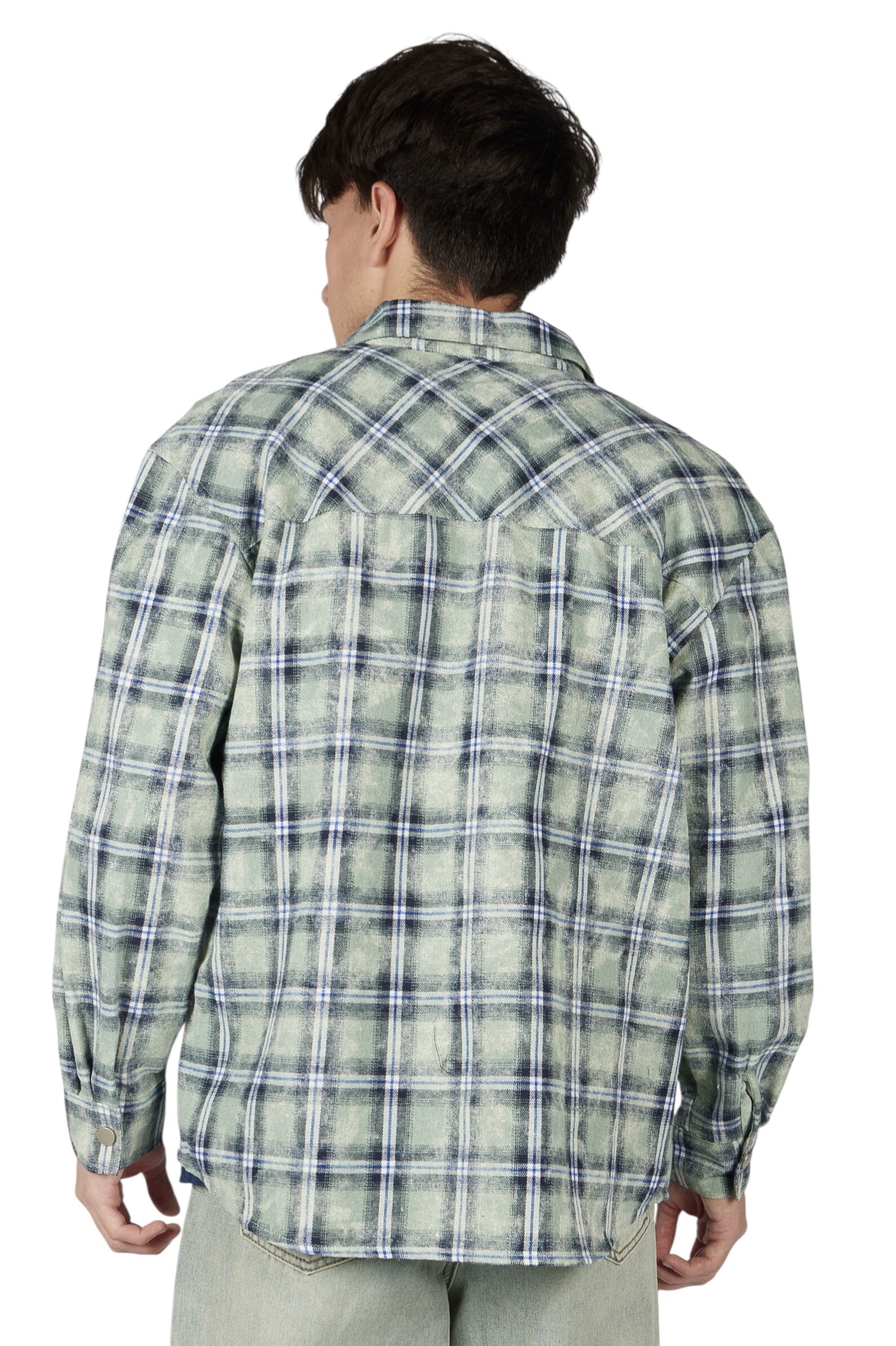 Рубашка АРТ.B-SH36087,зел,хл-пэ