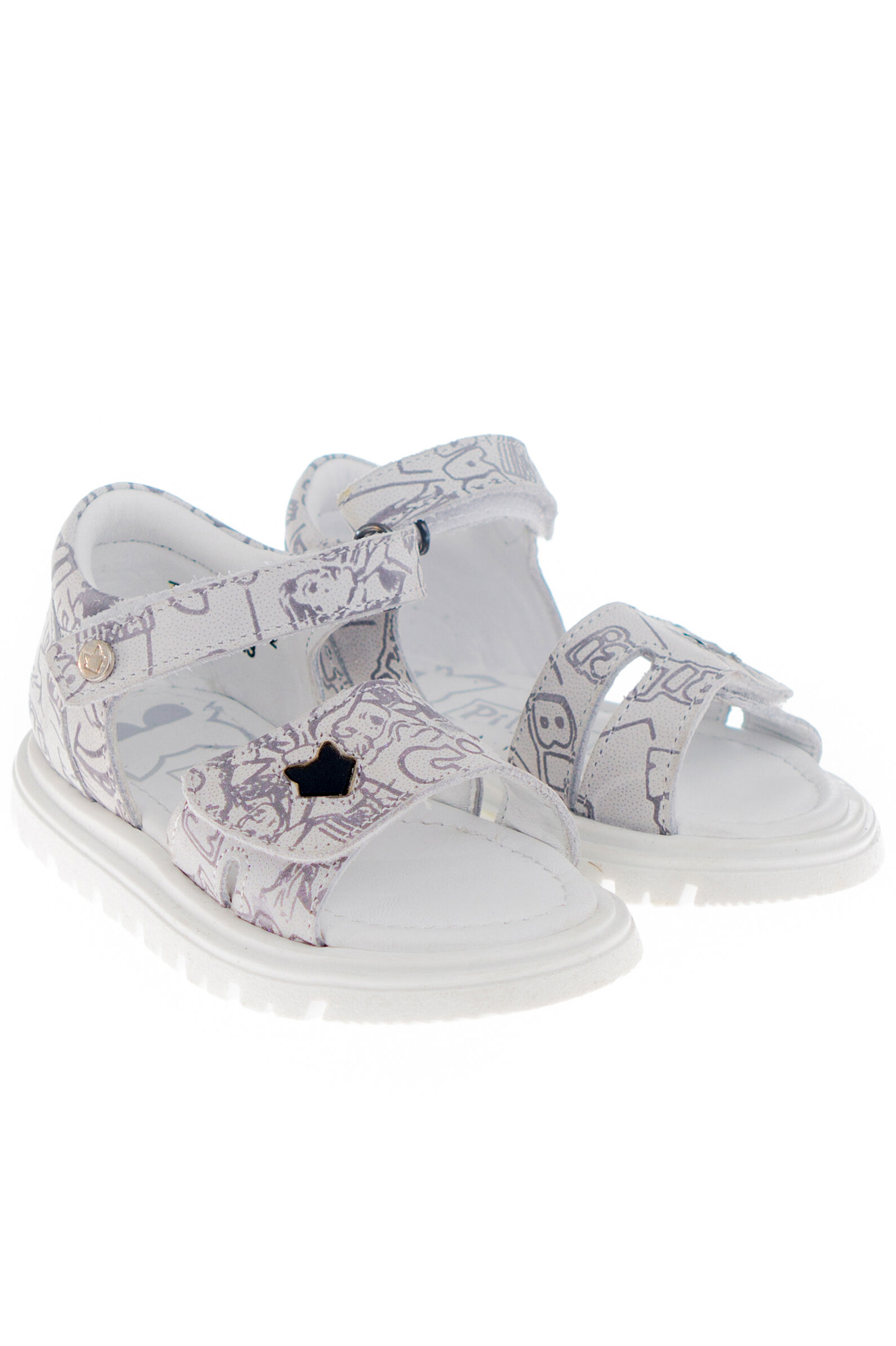 Сандалии дев.АРТ.7-712116-2402,сер,н.к/н.к