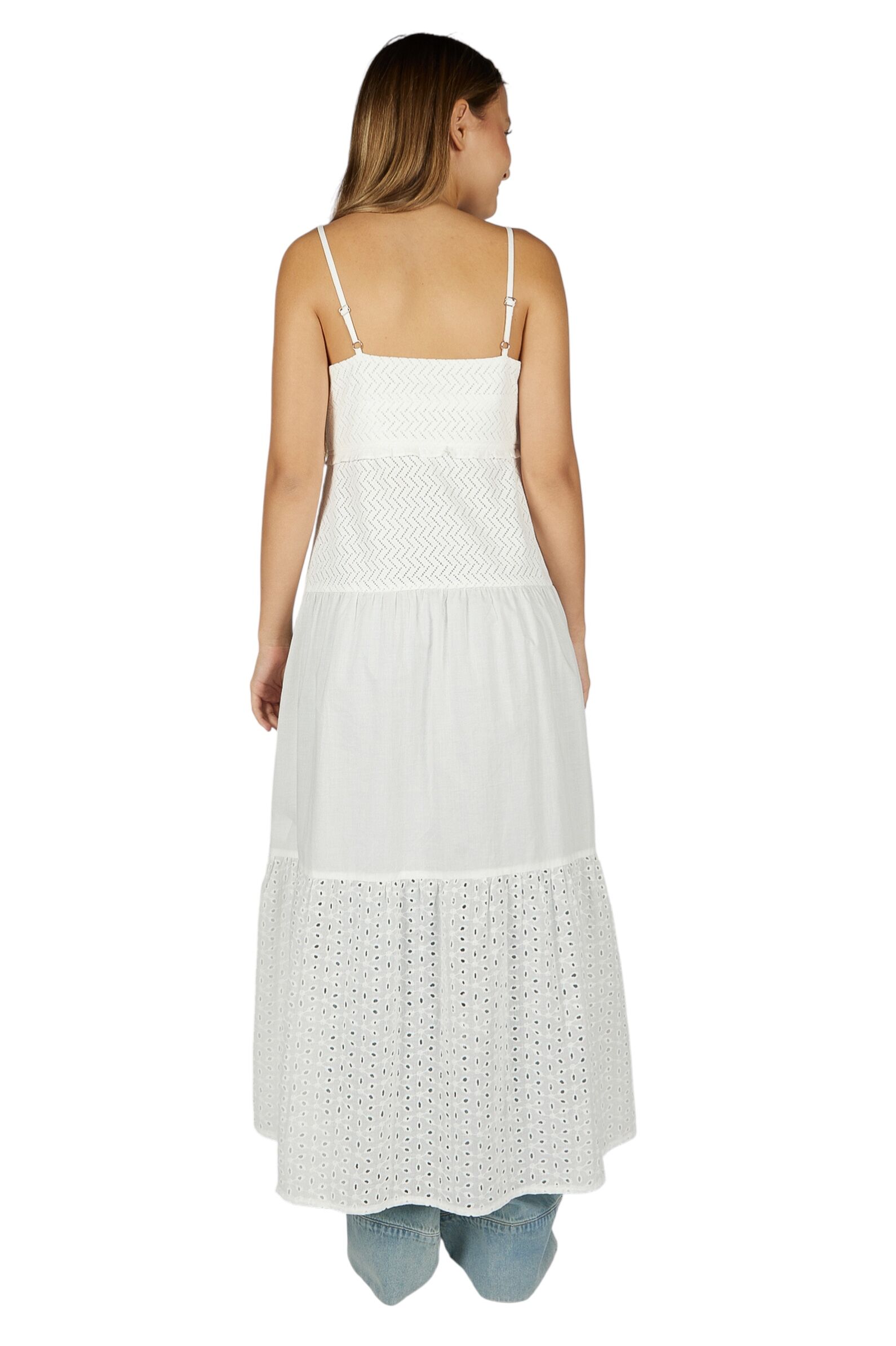 Сарафан дев.АРТ.G-DR26054,бел,хл