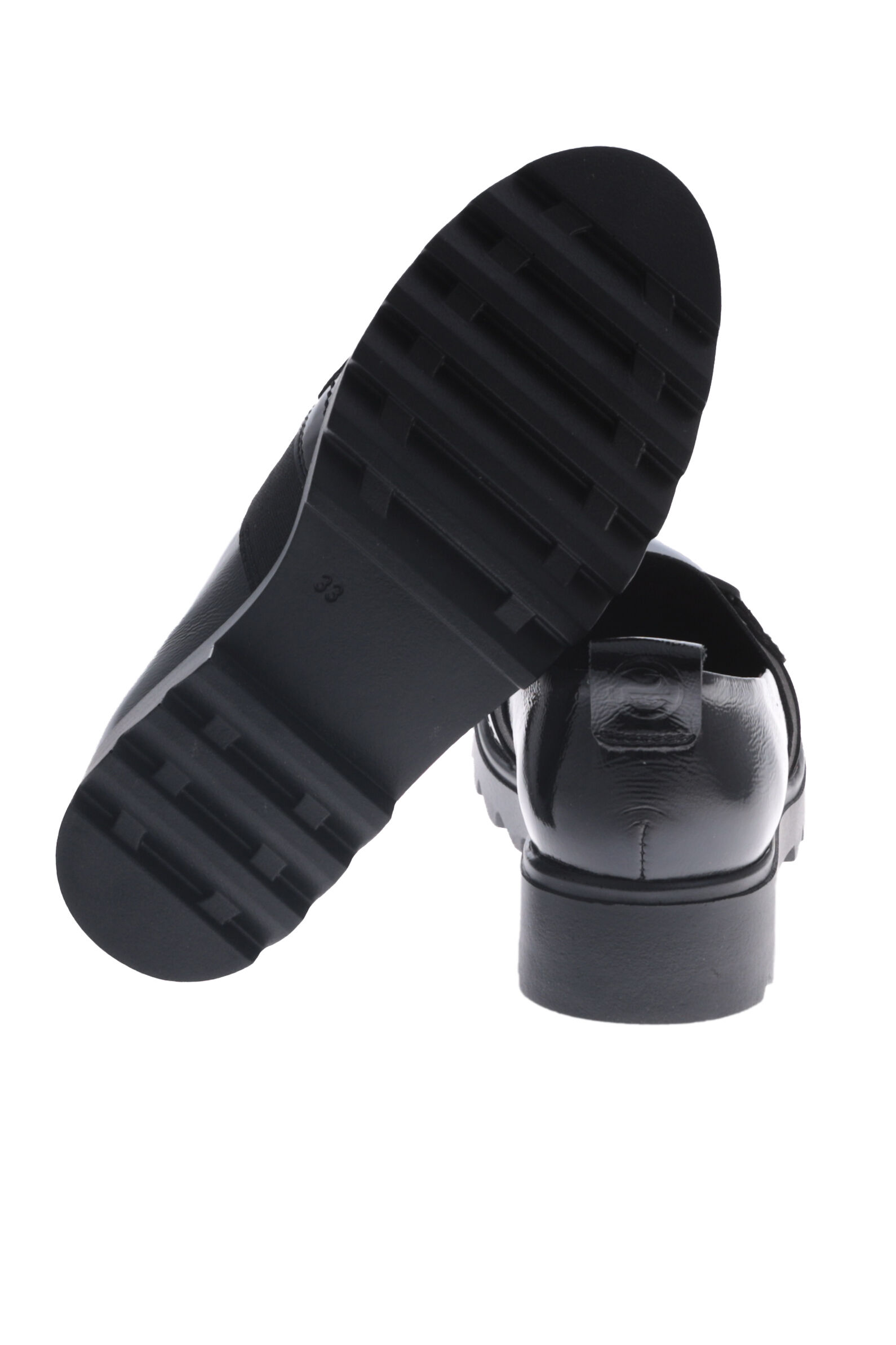 Туфли дев. АРТ.525702203,чер,н.л/н.к