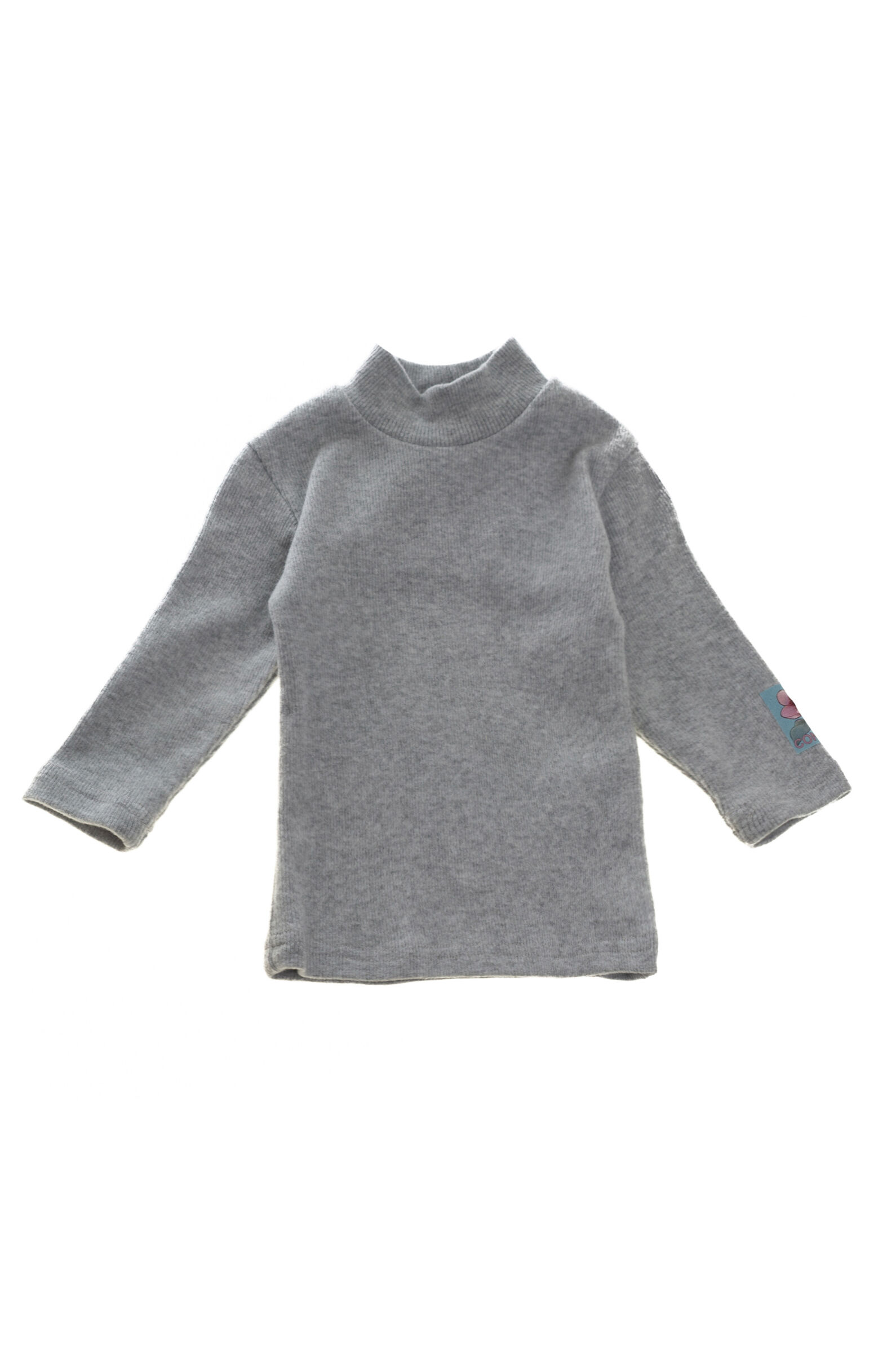 Водолазка дев. АРТ.242013,сер,хл-пэ-эл