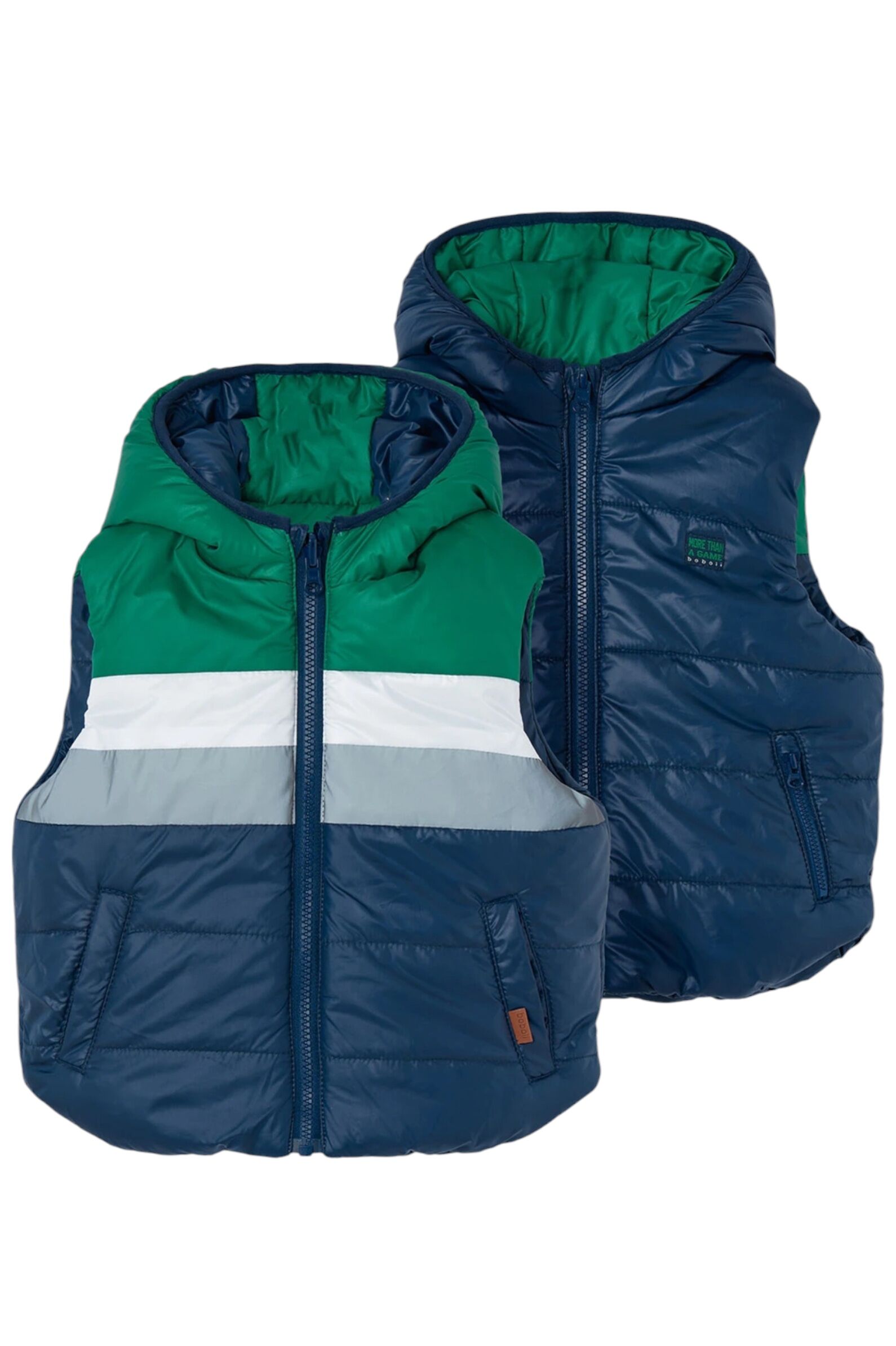 Жилет мал. АРТ.509127,син-зел,пэ/пэ